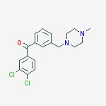 3,4-DICHLORO-3-(4-METHYLPIPERAZINOMETHYL) BENZOPHENONE