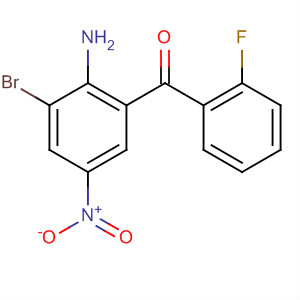 Methanone, (2-amino-3-bromo-5-nitrophenyl)(2-fluorophenyl)-