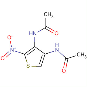 Acetamide, N,N'-(2-nitro-3,4-thiophenediyl)bis- molecular structure