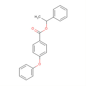 Benzoic acid, 4-phenoxy-, 1-phenylethyl ester molecular structure