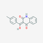 2-hydroxy-3-[(4-methylphenyl)carbonyl]quinolin-4(1H)-one molecular structure