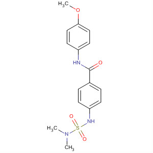 Benzamide, 4-[[(dimethylamino)sulfonyl]amino]-N-(4-methoxyphenyl)- molecular structure