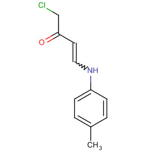 3-Buten-2-one, 1-chloro-4-[(4-methylphenyl)amino]- molecular structure