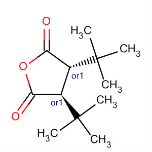 2,5-Furandione, 3,4-bis(1,1-dimethylethyl)dihydro-, trans- molecular structure