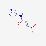 Methyl (e)-4-oxo-4-(1,3,4-thiadiazol-2-ylamino)but-2-enoate