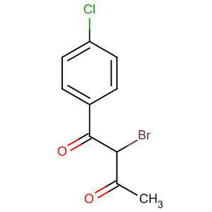 1,3-Butanedione, 2-bromo-1-(4-chlorophenyl)- molecular structure