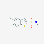 5-methylbenzo[b]thiophene-2-sulfonamide molecular structure
