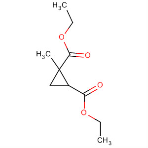 1,2-Cyclopropanedicarboxylic acid, 1-methyl-, diethyl ester molecular structure
