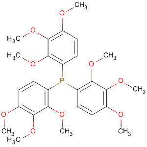 Phosphine, tris(2,3,4-trimethoxyphenyl)- molecular structure
