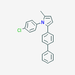 1-(4-chlorophenyl)-2-methyl-5-(4-phenylphenyl)pyrrole