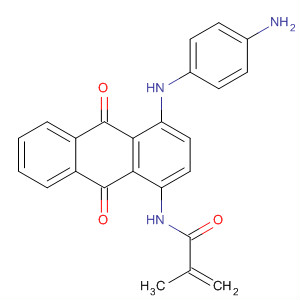 2-Propenamide,N-[4-[(4-aminophenyl)amino]-9,10-dihydro-9,10-dioxo-1-anthracenyl]-2-methyl- molecular structure