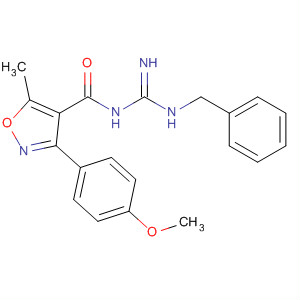 4-Isoxazolecarboxamide,N-[imino[(phenylmethyl)amino]methyl]-3-(4-methoxyphenyl)-5-methyl-