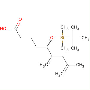 8-Nonenoic acid, 5-[[(1,1-dimethylethyl)dimethylsilyl]oxy]-6,8-dimethyl-,(5S,6S)- molecular structure