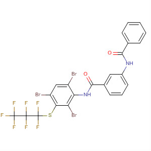 Benzamide,3-(benzoylamino)-N-[2,4,6-tribromo-3-[(1,1,2,2,3,3,3-heptafluoropropyl)thio]phenyl]-