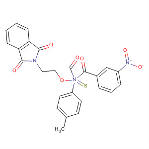 Carbamothioic acid, N-(4-methylphenyl)-N-(3-nitrobenzoyl)-,O-[2-(1,3-dihydro-1,3-dioxo-2H-isoindol-2-yl)ethyl] ester