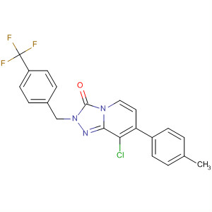 1,2,4-Triazolo[4,3-a]pyridin-3(2H)-one,8-chloro-7-(4-methylphenyl)-2-[[4-(trifluoromethyl)phenyl]methyl]-