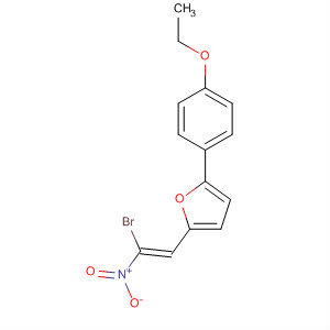 Furan, 2-[(1Z)-2-bromo-2-nitroethenyl]-5-(4-ethoxyphenyl)- molecular structure
