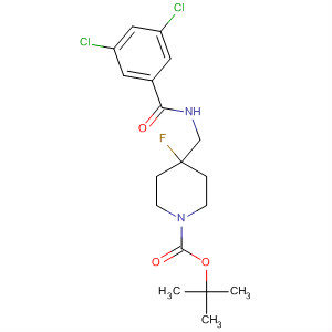 1-Piperidinecarboxylic acid,4-[[(3,5-dichlorobenzoyl)amino]methyl]-4-fluoro-, 1,1-dimethylethyl ester