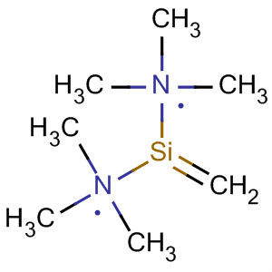 Silicon, bis(N,N-dimethylmethanamine)dihydromethylene- molecular structure
