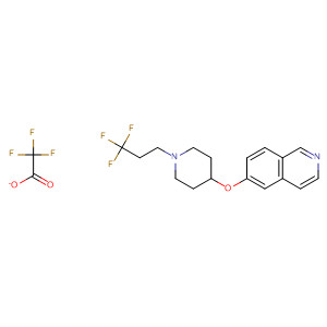 Isoquinoline, 6-[[1-(3,3,3-trifluoropropyl)-4-piperidinyl]oxy]-,2,2,2-trifluoroacetate (1:1)