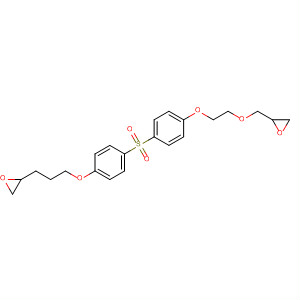 Oxirane,2-[3-[4-[[4-[2-(2-oxiranylmethoxy)ethoxy]phenyl]sulfonyl]phenoxy]propyl]- molecular structure