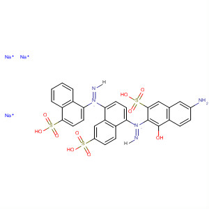 1-Naphthalenesulfonic acid,4-[2-[4-[2-(6-amino-1-hydroxy-3-sulfo-2-naphthalenyl)diazenyl]-7-sulfo-1-naphthalenyl]diazenyl]-, sodium salt (1:3)