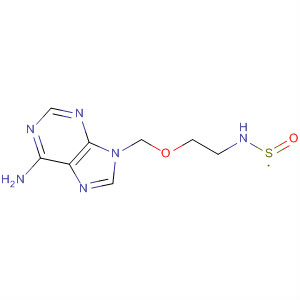 Sulfamide, N-[2-[(6-amino-9H-purin-9-yl)methoxy]ethyl]- molecular structure
