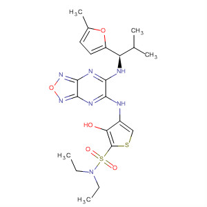 2-Thiophenesulfonamide,N,N-diethyl-3-hydroxy-4-[[6-[[(1R)-2-methyl-1-(5-methyl-2-furanyl)propyl]amino][1,2,5]oxadiazolo[3,4-b]pyrazin-5-yl]amino]-