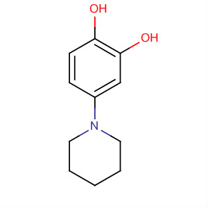 1,2-Benzenediol, 4-(1-piperidinyl)- molecular structure