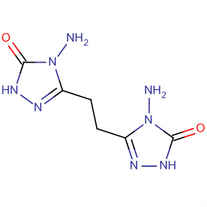 3H-1,2,4-Triazol-3-one, 5,5'-(1,2-ethanediyl)bis[4-amino-2,4-dihydro- molecular structure