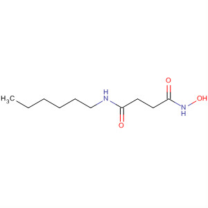 Butanediamide, N-hexyl-N'-hydroxy- molecular structure