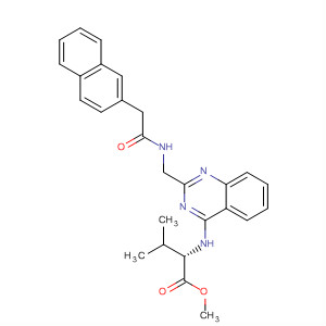 L-Valine, N-[2-[[[2-(2-naphthalenyl)acetyl]amino]methyl]-4-quinazolinyl]-,methyl ester