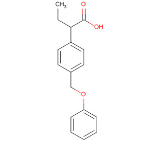 Benzenebutanoic acid, 4-(phenoxymethyl)- molecular structure