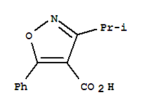 4-Isoxazolecarboxylicacid, 3-(1-methylethyl)-5-phenyl-