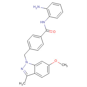 Benzamide,N-(2-aminophenyl)-4-[(6-methoxy-3-methyl-1H-indazol-1-yl)methyl]- molecular structure
