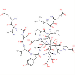Glycine,L-prolyl-L-alanyl-L-a-glutamyl-L-a-glutamyl-L-a-glutamyl-L-leucyl-L-valyl-L-a-glutamyl-L-alanyl-L-a-aspartyl-L-a-glutamyl-L-alanylglycyl-L-seryl-L-valyl-L-tyrosyl-L-alanyl- molecular structure