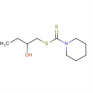 1-Piperidinecarbodithioic acid, 2-hydroxybutyl ester molecular structure