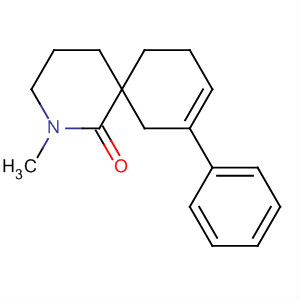 2-Azaspiro[5.5]undec-8-en-1-one, 2-methyl-8-phenyl- molecular structure
