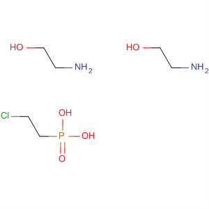 Phosphonic acid, P-(2-chloroethyl)-, compd. with 2-aminoethanol (1:2) molecular structure