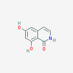 6,8-dihydroxyisoquinolin-1(2H)-one molecular structure