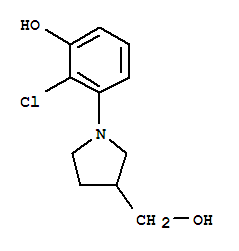 3-PYRROLIDINECARBOXYLIC ACID, 1-(2-CHLORO-3-HYDROXYPHENYL)-