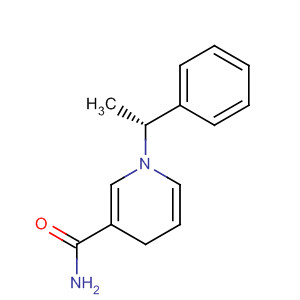 3-Pyridinecarboxamide, 1,4-dihydro-1-(1-phenylethyl)-, (R)- molecular structure