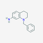 7-Quinolinamine, 1,2,3,4-tetrahydro-1-(phenylmethyl)- molecular structure