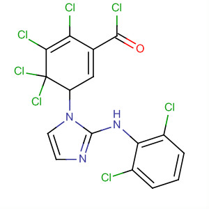 1H-Imidazol-2-amine,N-(2,6-dichlorophenyl)-4,5-dihydro-1-(pentachlorobenzoyl)-
