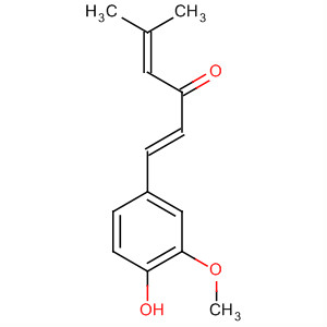 1,4-Hexadien-3-one, 1-(4-hydroxy-3-methoxyphenyl)-5-methyl-, (E)- molecular structure