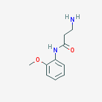 N~1~-(2-METHOXYPHENYL)-BETA-ALANINAMIDE 95% molecular structure