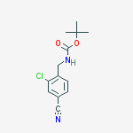 TERT-BUTYL 2-CHLORO-4-CYANOBENZYLCARBAMATE