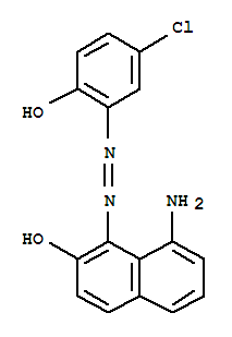 8-amino-1-[(5-chloro-2-hydroxyphenyl)azo]-2-naphthol molecular structure
