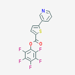 Pentafluorophenyl 5-pyridin-3-ylthiophene-2-carboxylate