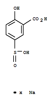 5-sulphinosalicylic acid, sodium salt molecular structure